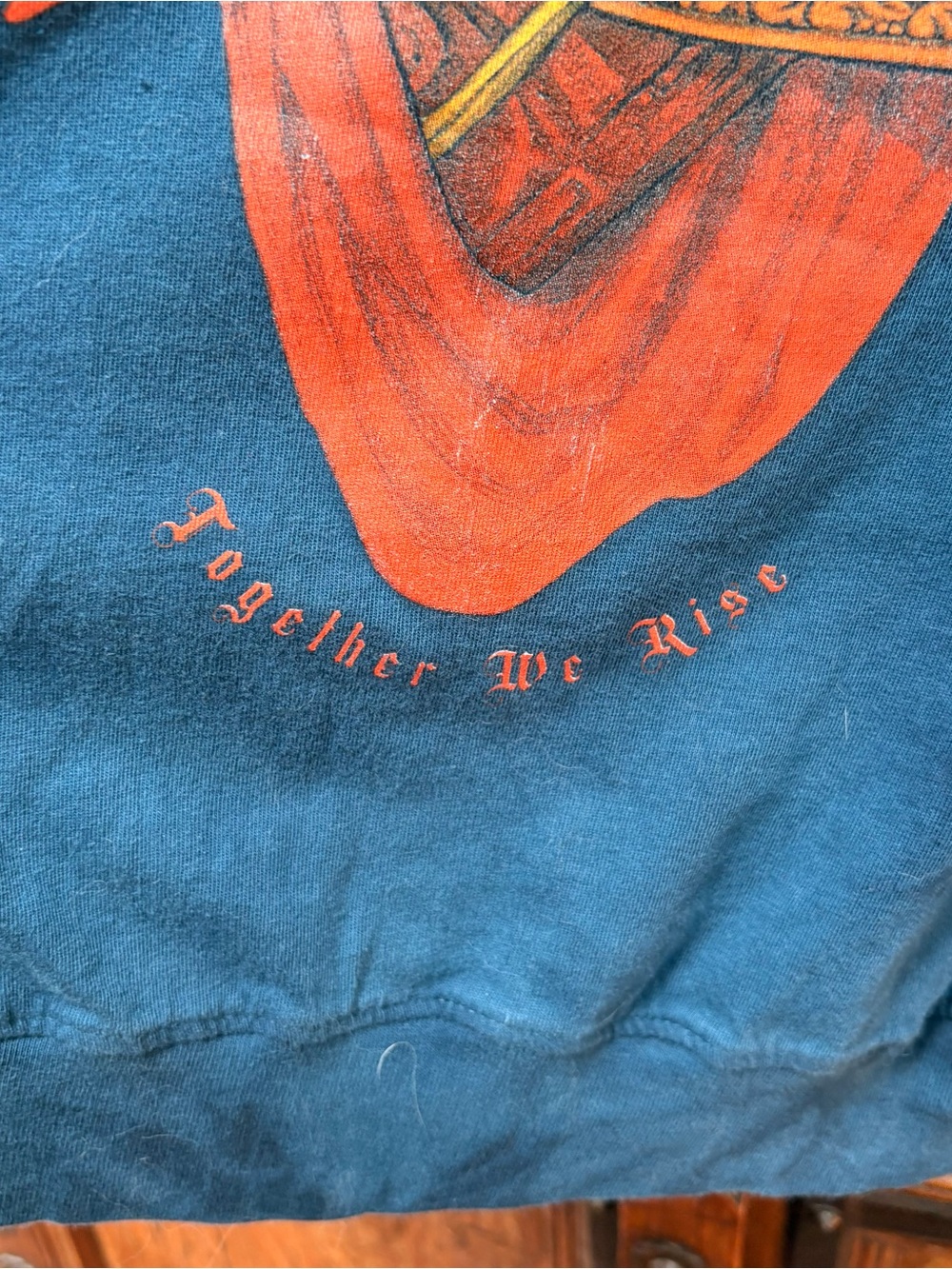 Sullen Hoodie: Art Collective Men's Long Sleeve Graphic Size M Blue Tie Dye EUC - Picture 6 of 8